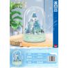 ZHEGAO 01042 non  LÂU ĐÀI TUYẾT bộ đồ chơi xếp lắp ráp ghép mô hình SNOW CASTLE 546 khối
