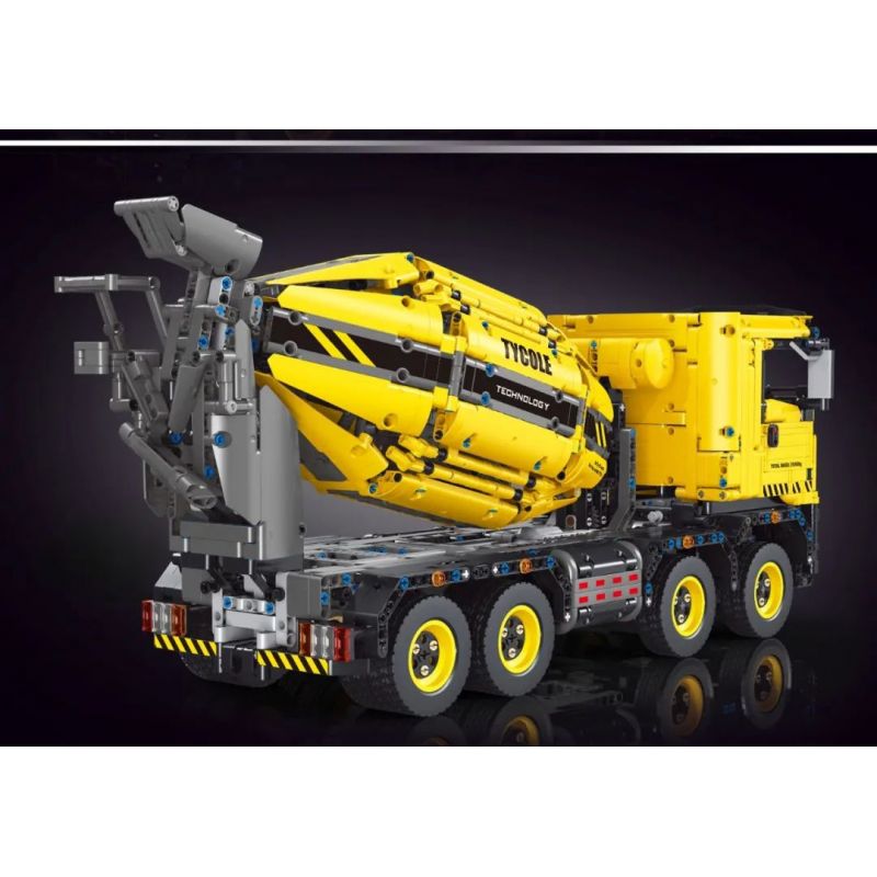 TA GAOLE T4005 4005 non  XE TRỘN XI MĂNG bộ đồ chơi xếp lắp ráp ghép mô hình  MIXER TRUCK Kỹ Thuật Công Nghệ Cao Mô Hình Phương Tiện 3388 khối