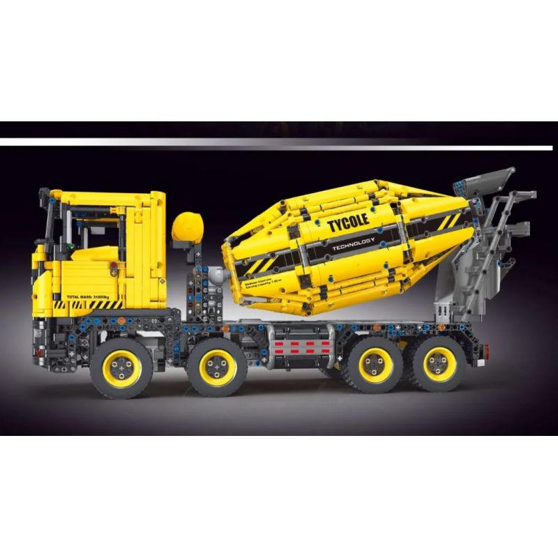 TA GAOLE T4005 4005 non  XE TRỘN XI MĂNG bộ đồ chơi xếp lắp ráp ghép mô hình  MIXER TRUCK Kỹ Thuật Công Nghệ Cao Mô Hình Phương Tiện 3388 khối
