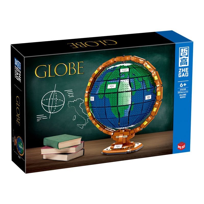 ZHEGAO 01038 non Lego KHỐI CẦU bộ đồ chơi xếp lắp ráp ghép mô hình Creator Expert GLOBE Chuyên Gia Sáng Tạo 2514 khối