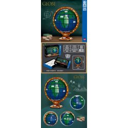 ZHEGAO 01038 non  KHỐI CẦU bộ đồ chơi xếp lắp ráp ghép mô hình Creator Expert GLOBE Chuyên Gia Sáng Tạo 2514 khối