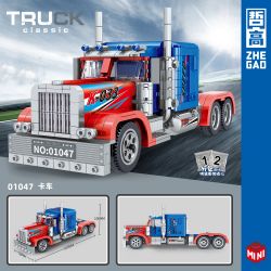 ZHEGAO 01047 non  XE TẢI bộ đồ chơi xếp lắp ráp ghép mô hình Creator Expert TRUCK CLASSIC Chuyên Gia Sáng Tạo 810 khối