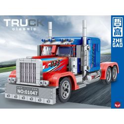 ZHEGAO 01047 non  XE TẢI bộ đồ chơi xếp lắp ráp ghép mô hình Creator Expert TRUCK CLASSIC Chuyên Gia Sáng Tạo 810 khối