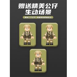 PanlosBrick 676008 Panlos Brick 676008 non  XE TĂNG CENTURION bộ đồ chơi xếp lắp ráp ghép mô hình Military Army CENTURION MAIN BATTLE TANK Quân Sự Bộ Đội 969 khối