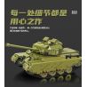 PanlosBrick 676008 Panlos Brick 676008 non  XE TĂNG CENTURION bộ đồ chơi xếp lắp ráp ghép mô hình Military Army CENTURION MAIN BATTLE TANK Quân Sự Bộ Đội 969 khối