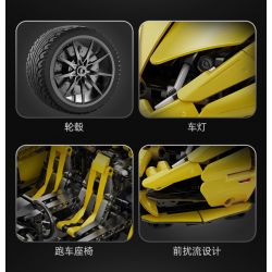 CADA DOUBLEE C63004 63004 non  SIÊU XE LAMBORGHINI AVENTADOR LP700 bộ đồ chơi xếp lắp ráp ghép mô hình  Kỹ Thuật Công Nghệ Cao Mô Hình Phương Tiện 1805 khối