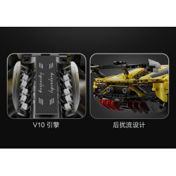 CADA DOUBLEE C63004 63004 non  SIÊU XE LAMBORGHINI AVENTADOR LP700 bộ đồ chơi xếp lắp ráp ghép mô hình  Kỹ Thuật Công Nghệ Cao Mô Hình Phương Tiện 1805 khối