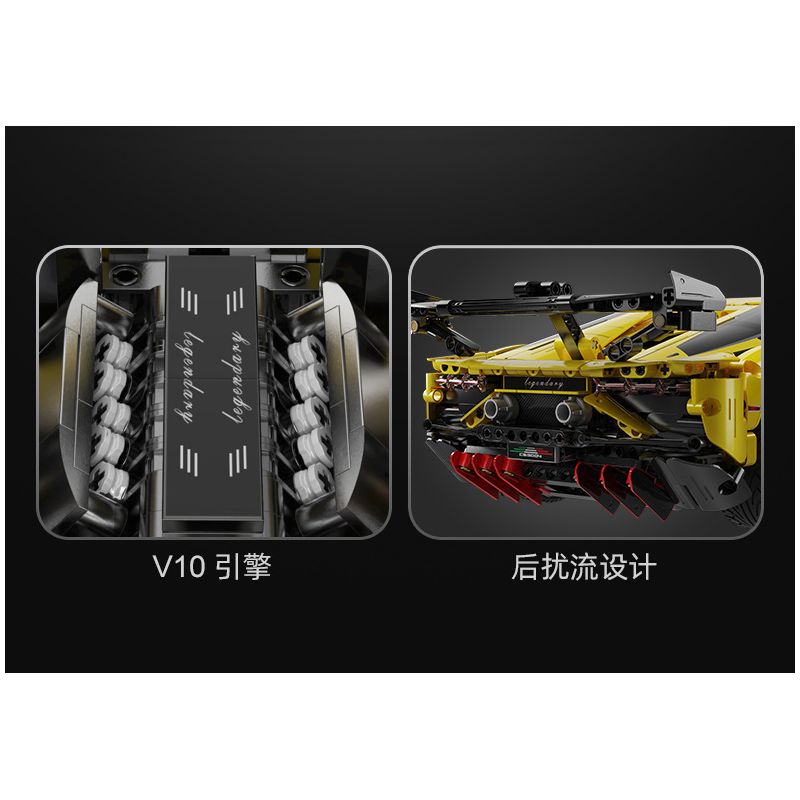 CADA DOUBLEE C63004 63004 non  SIÊU XE LAMBORGHINI AVENTADOR LP700 bộ đồ chơi xếp lắp ráp ghép mô hình  Kỹ Thuật Công Nghệ Cao Mô Hình Phương Tiện 1805 khối