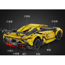CADA DOUBLEE C63004 63004 non  SIÊU XE LAMBORGHINI AVENTADOR LP700 bộ đồ chơi xếp lắp ráp ghép mô hình  Kỹ Thuật Công Nghệ Cao Mô Hình Phương Tiện 1805 khối