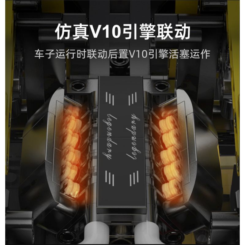 CADA DOUBLEE C63004 63004 non  SIÊU XE LAMBORGHINI AVENTADOR LP700 bộ đồ chơi xếp lắp ráp ghép mô hình  Kỹ Thuật Công Nghệ Cao Mô Hình Phương Tiện 1805 khối