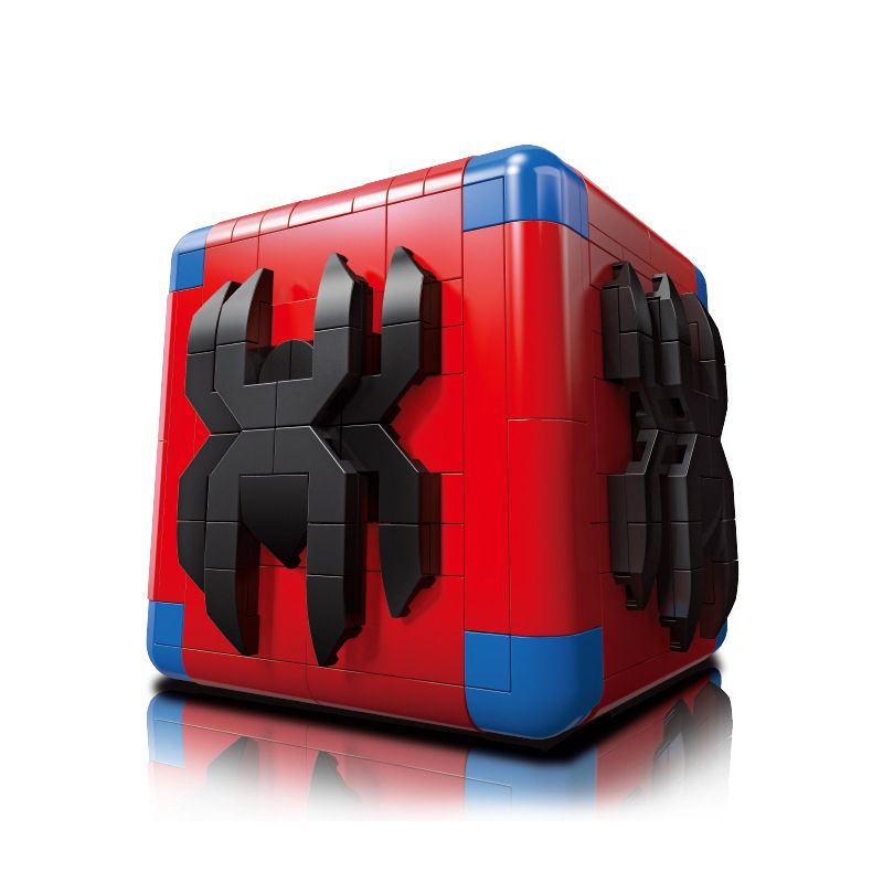 JIESTAR 92501 non Lego HỘP NGƯỜI NHỆN bộ đồ chơi xếp lắp ráp ghép mô hình Marvel Super Heroes SUPER BOX Siêu Anh Hùng Marvel 684 khối