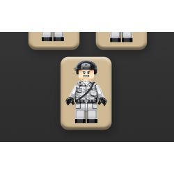 PanlosBrick 676006 Panlos Brick 676006 non  XE TĂNG M1A2 bộ đồ chơi xếp lắp ráp ghép mô hình Military Army M1A2 ABRAMS MAIN BATTLE TANK Quân Sự Bộ Đội 1096 khối