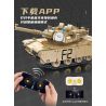 PanlosBrick 676006 Panlos Brick 676006 non  XE TĂNG M1A2 bộ đồ chơi xếp lắp ráp ghép mô hình Military Army M1A2 ABRAMS MAIN BATTLE TANK Quân Sự Bộ Đội 1096 khối