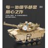 PanlosBrick 676006 Panlos Brick 676006 non  XE TĂNG M1A2 bộ đồ chơi xếp lắp ráp ghép mô hình Military Army M1A2 ABRAMS MAIN BATTLE TANK Quân Sự Bộ Đội 1096 khối