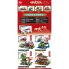 MINGDI K0296 0296 non  4 LOẠI HÌNH KIẾN ?​TRÚC CỔ ĐIỂN VƯỜN TÔ CHÂU AO HOA ĐÀO LẦU TÌNH NHÂN CUNG ĐIỆN MÙA HÈ GIÓ SEN bộ đồ chơi xếp lắp ráp ghép mô hình Chinatown Khu Phố Tàu 1134 khối