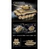 PanlosBrick 676003 Panlos Brick 676003 non  XE TĂNG TIGER ĐIỀU KHIỂN TỪ XA bộ đồ chơi xếp lắp ráp ghép mô hình Military Army PANZERKAMPFWAGEN VI AUSF.E TIGER Quân Sự Bộ Đội 993 khối