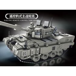 PanlosBrick 676002 Panlos Brick 676002 non  XE TĂNG CHIẾN ĐẤU CHỦ LỰC PANTHER ĐIỀU KHIỂN TỪ XA bộ đồ chơi xếp lắp ráp ghép mô hình Military Army LEOPARD 2A4 MAIN BATTLE TANK Quân Sự Bộ Đội 1122 khối