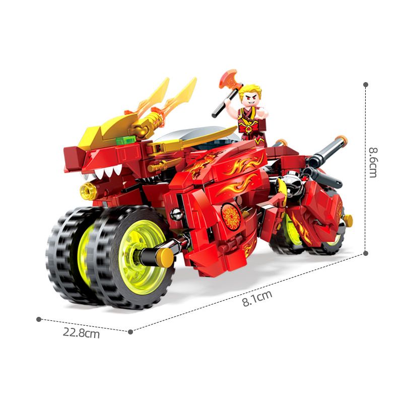 SEMBO 1000 non Lego LINH HỒN RỒNG COLT bộ đồ chơi xếp lắp ráp ghép mô hình YAN DRAGON 481 khối