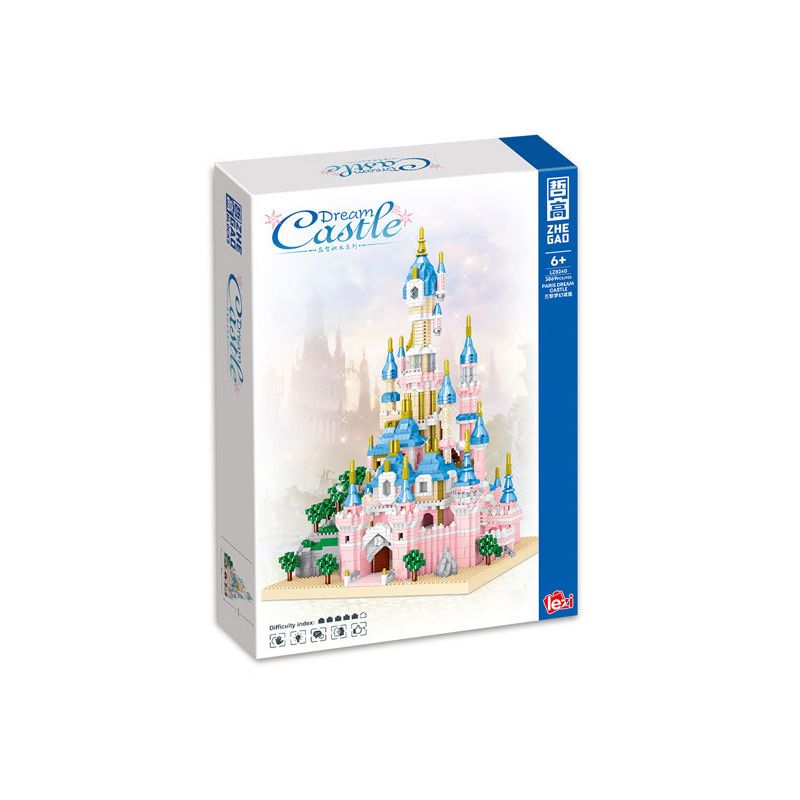 FUN IMAGINATION LZ8240 8240 non Lego LÂU ĐÀI MỘNG MƠ PARIS bộ đồ chơi xếp lắp ráp ghép mô hình Creator Expert Chuyên Gia Sáng Tạo 3869 khối