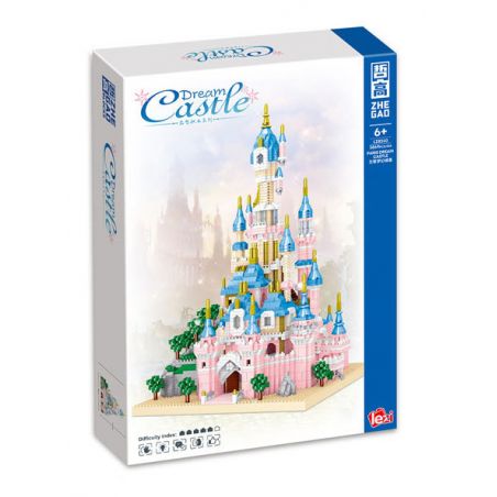 FUN IMAGINATION LZ8240 8240 non  LÂU ĐÀI MỘNG MƠ PARIS bộ đồ chơi xếp lắp ráp ghép mô hình Creator Expert Chuyên Gia Sáng Tạo 3869 khối