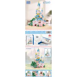 FUN IMAGINATION LZ8240 8240 non  LÂU ĐÀI MỘNG MƠ PARIS bộ đồ chơi xếp lắp ráp ghép mô hình Creator Expert Chuyên Gia Sáng Tạo 3869 khối