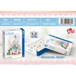 FUN IMAGINATION LZ8240 8240 non  LÂU ĐÀI MỘNG MƠ PARIS bộ đồ chơi xếp lắp ráp ghép mô hình Creator Expert Chuyên Gia Sáng Tạo 3869 khối