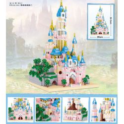 FUN IMAGINATION LZ8240 8240 non  LÂU ĐÀI MỘNG MƠ PARIS bộ đồ chơi xếp lắp ráp ghép mô hình Creator Expert Chuyên Gia Sáng Tạo 3869 khối