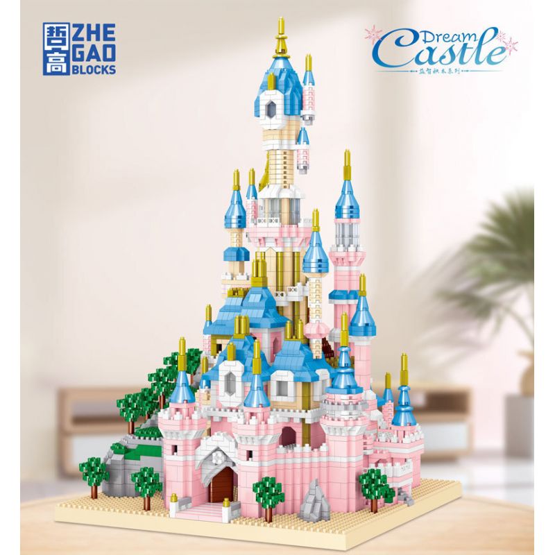 FUN IMAGINATION LZ8240 8240 non  LÂU ĐÀI MỘNG MƠ PARIS bộ đồ chơi xếp lắp ráp ghép mô hình Creator Expert Chuyên Gia Sáng Tạo 3869 khối