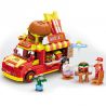 MINGDI 10105 non  HAMBURGER KHOAI TÂY CHIÊN XE TẢI THỰC PHẨM bộ đồ chơi xếp lắp ráp ghép mô hình 491 khối