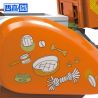 ZHEGAO 00323 non  PET SHOP SHEEP (CAM) bộ đồ chơi xếp lắp ráp ghép mô hình Creator ORANGE VASPE Sáng Tạo 526 khối