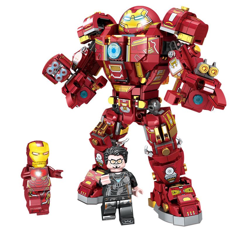 LW 2028 non Lego ÁO GIÁP KHỔNG LỒ bộ đồ chơi xếp lắp ráp ghép mô hình Marvel Super Heroes Siêu Anh Hùng Marvel 912 khối