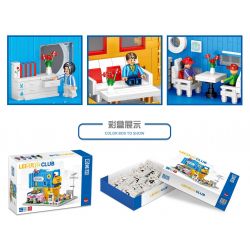 ZHEGAO 00970 non  CÂU LẠC BỘ GIẢI TRÍ bộ đồ chơi xếp lắp ráp ghép mô hình Creator LEISURE CLUB Sáng Tạo 1583 khối