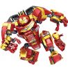 LW 2043 non  ÁO GIÁP THÉP bộ đồ chơi xếp lắp ráp ghép mô hình Marvel Super Heroes Siêu Anh Hùng Marvel 350 khối
