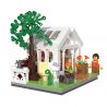 ZHEGAO 00291 non  NGÔI NHÀ ĐẦY NẮNG bộ đồ chơi xếp lắp ráp ghép mô hình Creator SUNLIGHT GARDEN HOUSE Sáng Tạo 258 khối