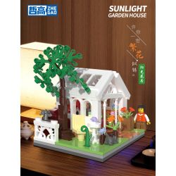 ZHEGAO 00291 non  NGÔI NHÀ ĐẦY NẮNG bộ đồ chơi xếp lắp ráp ghép mô hình Creator SUNLIGHT GARDEN HOUSE Sáng Tạo 258 khối