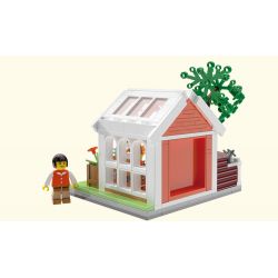 ZHEGAO 00291 non  NGÔI NHÀ ĐẦY NẮNG bộ đồ chơi xếp lắp ráp ghép mô hình Creator SUNLIGHT GARDEN HOUSE Sáng Tạo 258 khối