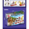 GAOMISI T1051 1051 non  KHỦNG LONG TẤN CÔNG bộ đồ chơi xếp lắp ráp ghép mô hình Dino DINOSAUR ATTACK 582 khối