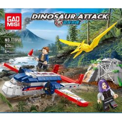 GAOMISI T1050 1050 non  KHỦNG LONG TẤN CÔNG bộ đồ chơi xếp lắp ráp ghép mô hình Dino DINOSAUR ATTACK 634 khối GAOMISI T1050 1050 non  KHỦNG LONG TẤN CÔNG bộ đồ chơi xếp lắp ráp ghép mô hình Dino DINOSAUR ATTACK 634 khối