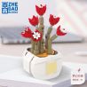 ZHEGAO DS1017 1017 non  GIẤC MƠ THIÊN THẦN MỌNG NƯỚC bộ đồ chơi xếp lắp ráp ghép mô hình Flowers ANGEL OF DREAMS Hoa 83 khối