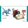 GAOMISI T1046 1046 non  KHỦNG LONG TẤN CÔNG bộ đồ chơi xếp lắp ráp ghép mô hình Dino DINOSAUR ATTACK 233 khối
