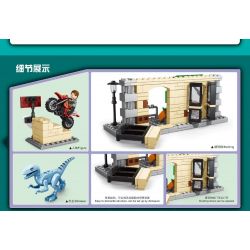 GAOMISI T1046 1046 non  KHỦNG LONG TẤN CÔNG bộ đồ chơi xếp lắp ráp ghép mô hình Dino DINOSAUR ATTACK 233 khối GAOMISI T1046 1046 non  KHỦNG LONG TẤN CÔNG bộ đồ chơi xếp lắp ráp ghép mô hình Dino DINOSAUR ATTACK 233 khối