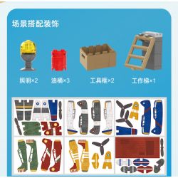 CADA DOUBLEE C71024 71024 non  BỘ ĐỒ MÁY BAY bộ đồ chơi xếp lắp ráp ghép mô hình PAPER BRICK CONSTRUCTION SET 226 khối