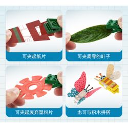 CADA DOUBLEE C71024 71024 non  BỘ ĐỒ MÁY BAY bộ đồ chơi xếp lắp ráp ghép mô hình PAPER BRICK CONSTRUCTION SET 226 khối