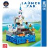ZHEGAO QL0290 0290 non  TRUNG TÂM PHÓNG VỆ TINH VĂN XƯƠNG bộ đồ chơi xếp lắp ráp ghép mô hình LAUNCH PAD 393 khối