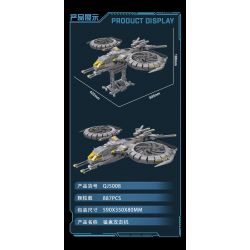 ZHEGAO QJ5008 5008 non  MÁY BAY CƯỜNG KÍCH RAPTOR bộ đồ chơi xếp lắp ráp ghép mô hình RAPTOR ATTACK AIRCRAFT 887 khối