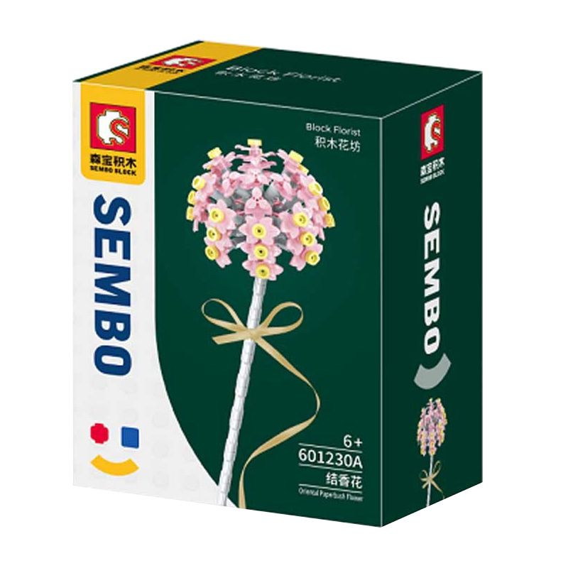 SEMBO 601230B 601230C 601230A non Lego HƯƠNG THƠM bộ đồ chơi xếp lắp ráp ghép mô hình Flowers KNOT FRAGRANT FLOWERS Hoa