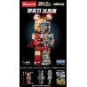 WANGAO 188004 non  GẤU CƠ KHÍ IRON MAN 400% bộ đồ chơi xếp lắp ráp ghép mô hình Marvel Super Heroes BEAR ROBOT Siêu Anh Hùng Marvel 1647 khối
