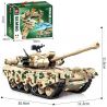 SEMBO 203122 non  XE TĂNG BIẾN DẠNG TYPE 99A bộ đồ chơi xếp lắp ráp ghép mô hình Military Army TYPE 88A DEFORMATION TANK Quân Sự Bộ Đội 1306 khối