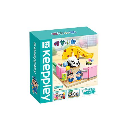 KEEPPLEY K20615 20615 non  ĐI HỌC bộ đồ chơi xếp lắp ráp ghép mô hình Crayon Shin-Chan Cậu Bé Bút Chì
