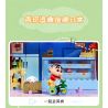 KEEPPLEY K20615 20615 non  ĐI HỌC bộ đồ chơi xếp lắp ráp ghép mô hình Crayon Shin-Chan Cậu Bé Bút Chì